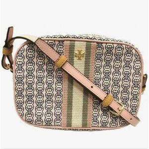 Tory Burch Gemini Link Canvas Shoulder Bag